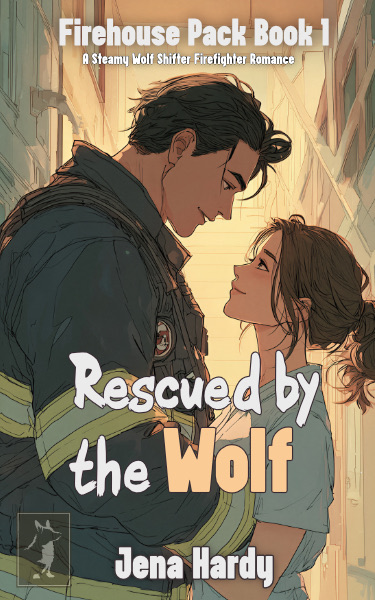 Cover of Rescued by the Wolf by Jena Hardy